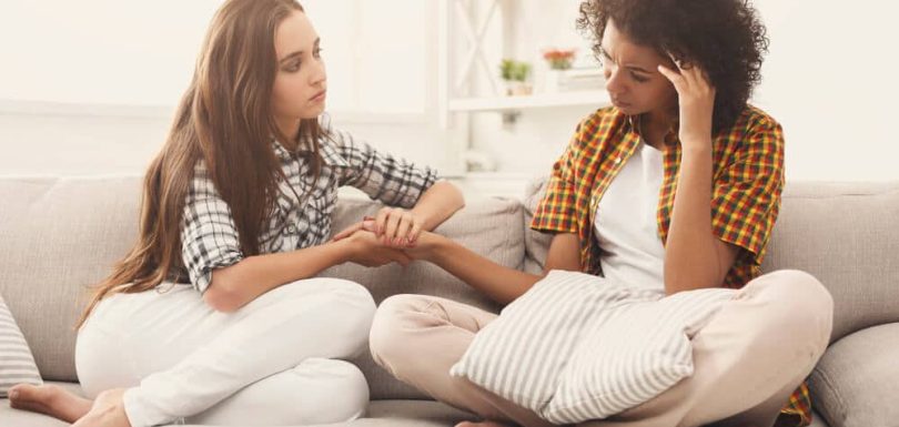 Talking With Friend - Depression - Meadowglade|Talking With Therapist - Depression - Meadowglade